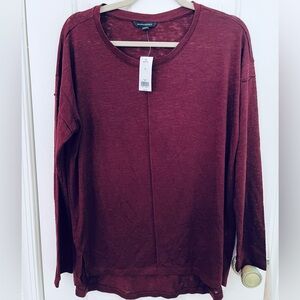 Banana Republic Burgundy Crew Neck Sweater
